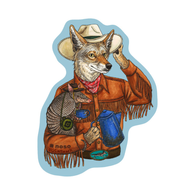 COYOTE COWBOY COFFEE by Rachel Kozlowski