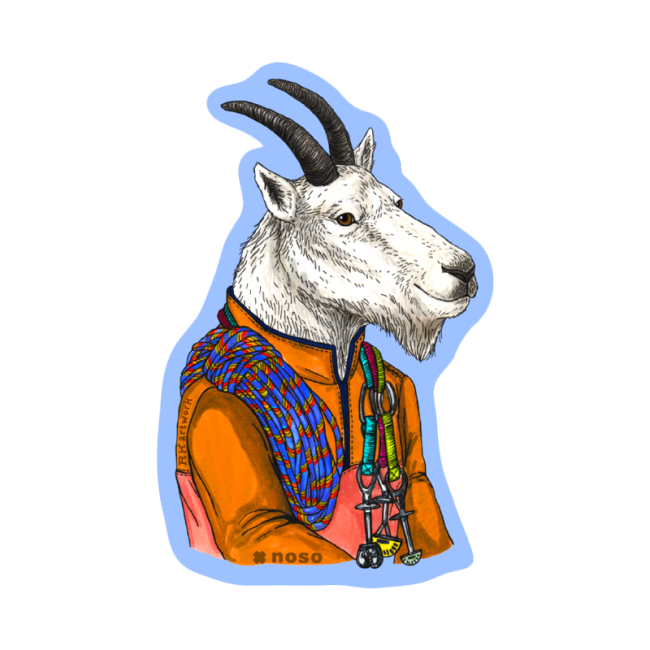 MOUNTAIN GOAT CLIMBER by Rachel Kozlowski