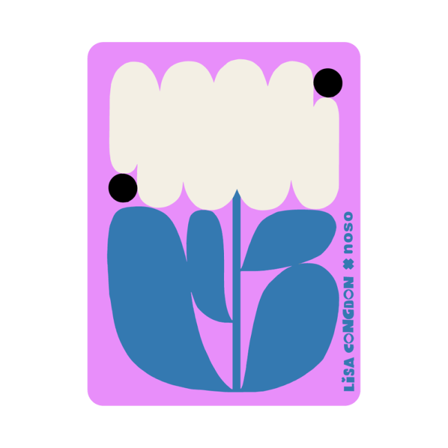 CLOUD FLOWER by Lisa Congdon